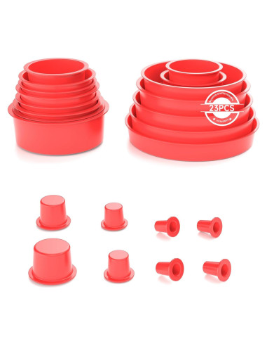 Kit de Tapones de Capucha ANCEL 23 Piezas para Pruebas de Fugas
