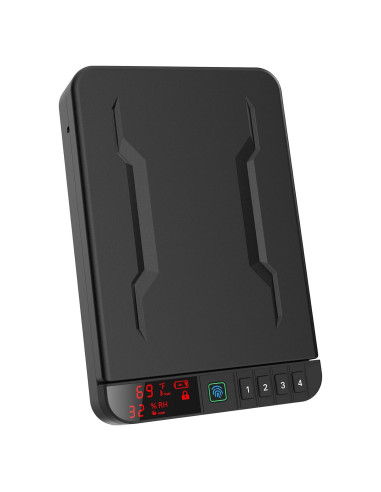 Caja Fuerte Portátil Z ZLJUAN para Pistolas Biométrica 2.27 kg