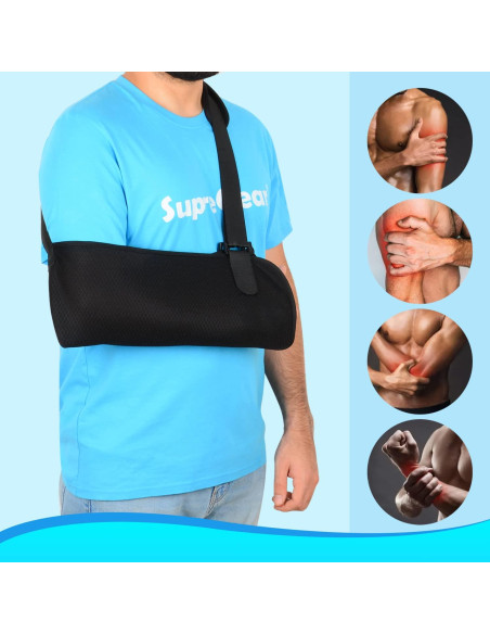 Faja de Brazo SupreGear Ajustable para Lesiones - Tamaño S Faja de Brazo SupreGear Ajustable para Lesiones - Tamaño S