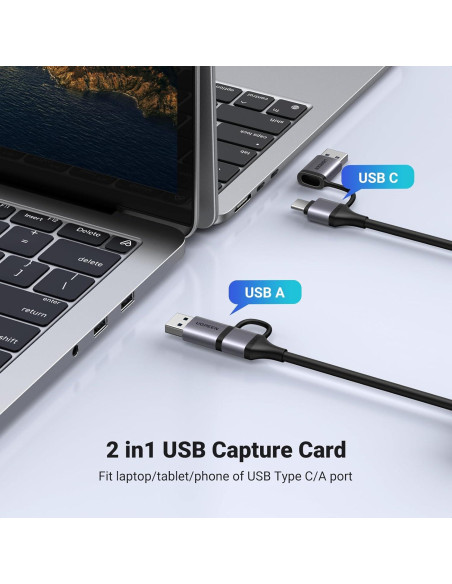 Tarjeta de Captura UGREEN 2K 30fps HDMI USB 3.0 Tarjeta de Captura UGREEN 2K 30fps HDMI USB 3.0