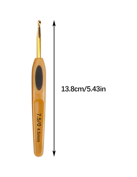 Juego de 13 Ganchillos de Aluminio Flylin con Mango Ergonómico 2.5-10mm Juego de 13 Ganchillos de Aluminio Flylin con Mango Ergonómico 2.5-10mm