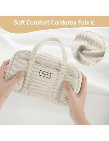 Estuche Grande Sooetz Negro con 5 Compartimentos