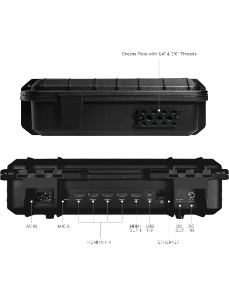 Kit Mezclador de Video GoStream Pro 4 HDMI 14" Monitor Kit Mezclador de Video GoStream Pro 4 HDMI 14" Monitor