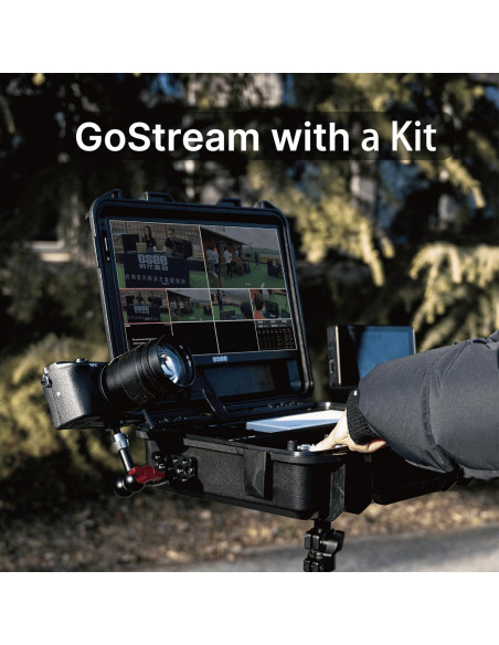 Kit Mezclador de Video GoStream Pro 4 HDMI 14" Monitor Kit Mezclador de Video GoStream Pro 4 HDMI 14" Monitor