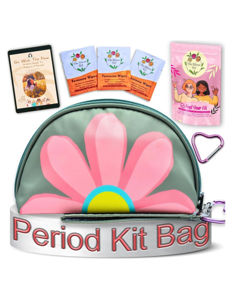 Kit de Inicio de Período Bloom para Niñas 9-12 Años Verde Kit de Inicio de Período Bloom para Niñas 9-12 Años Verde