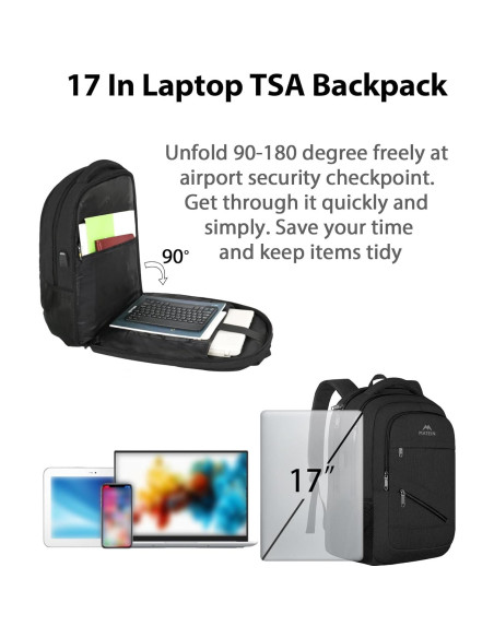 Mochila MATEIN para Laptop 17" Resistente al Agua Mochila MATEIN para Laptop 17" Resistente al Agua