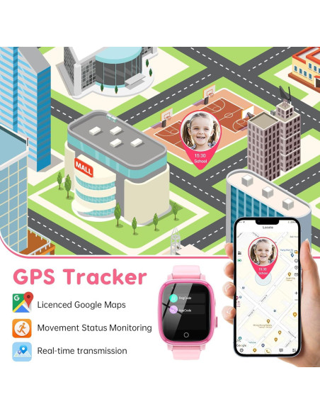 Reloj Inteligente CJC T15 para Niños con GPS y Llamadas Reloj Inteligente CJC T15 para Niños con GPS y Llamadas