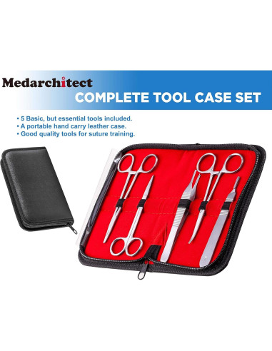 Kit de Práctica de Suturas Medarchitect 30 Piezas