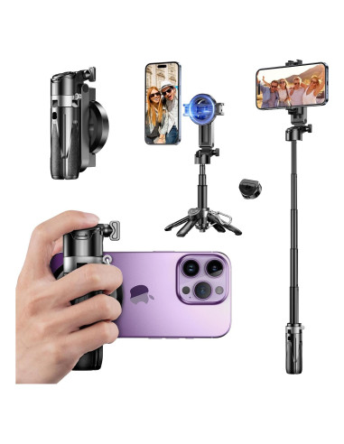 Selfie Stick Mini Trípode Andygo P15 para iPhone 4-en-1