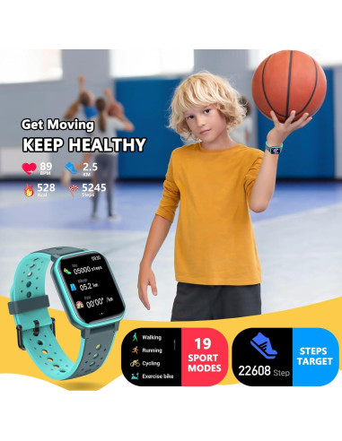 Reloj Inteligente JOYELE H79 para Niños Verde 19 Modos