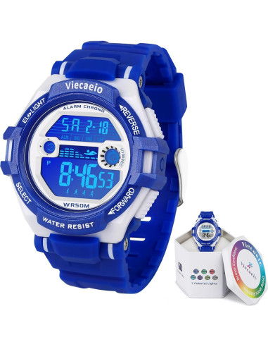 Reloj Digital Deportivo Viecaeio para Niños 5-17 Años