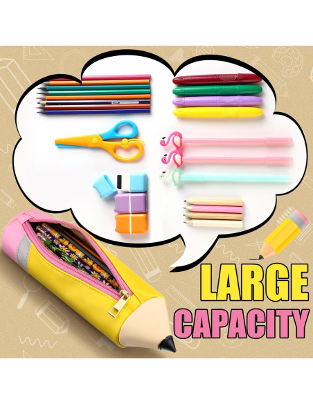 Estuche de Lápiz Kisston 3D de Cuero Clásico para Maestros Estuche de Lápiz Kisston 3D de Cuero Clásico para Maestros