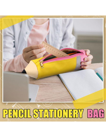 Estuche de Lápiz Kisston 3D de Cuero Clásico para Maestros Estuche de Lápiz Kisston 3D de Cuero Clásico para Maestros