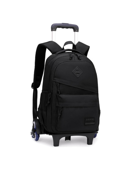 Mochila Rodante Escolar Niños 31x18x45cm Negra 6 Ruedas Mochila Rodante Escolar Niños 31x18x45cm Negra 6 Ruedas