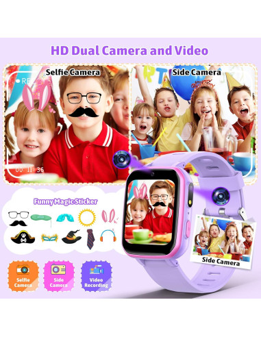 Reloj Inteligente Zicor H9 para Niños con 26 Juegos