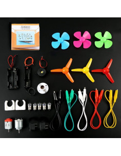 Kit de Motor Eléctrico Sntieecr para Experimentos STEM 2