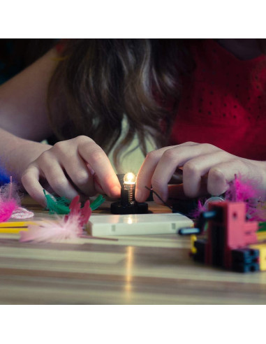 Kit de Motor Eléctrico Sntieecr para Experimentos STEM