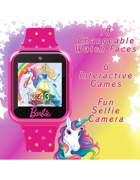 Reloj Inteligente para Niños Barbie - Pantalla Táctil y Juegos Reloj Inteligente para Niños Barbie - Pantalla Táctil y Juegos