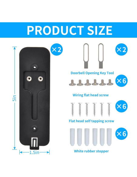 Placa de Respaldo para Timbre Blink StartVision 2pack Placa de Respaldo para Timbre Blink StartVision 2pack