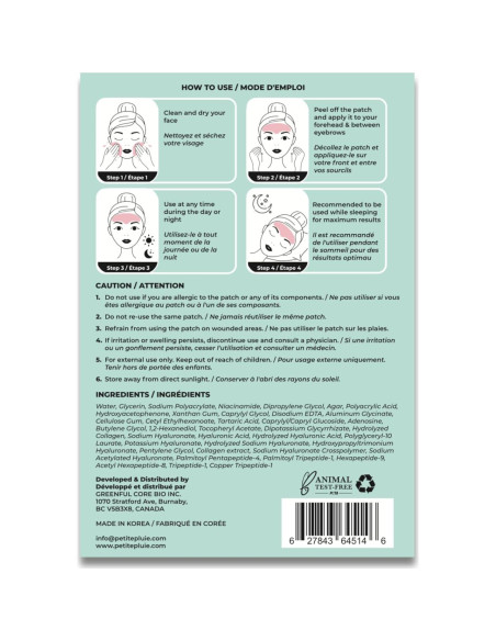 Parche Antiarrugas Nocturno Greenful Core 10 Unidades Parche Antiarrugas Nocturno Greenful Core 10 Unidades