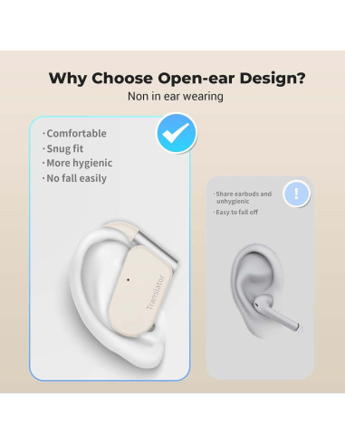 Auriculares Traductores Wooask M9 98% Precisión 144 Idiomas