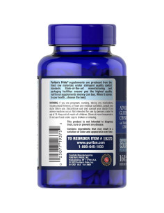 Suplemento de Glucosamina Condroitina MSM Puritan's Pride 160 Tabletas 2