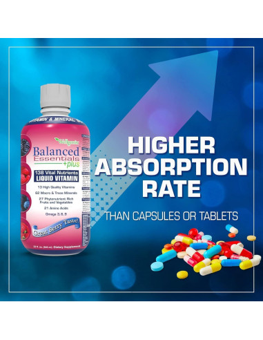 Suplemento Nutricional Líquido Wellgenix 0.95L Muy Berry