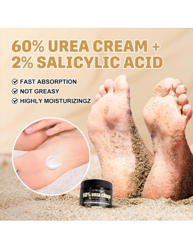 Crema de Urea 60% Clyecfra para Pies y Manos 150g