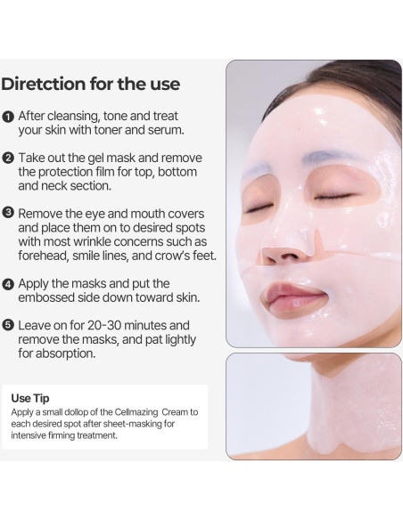 Mascarilla Facial y de Cuello Torriden Reafirmante 4 Pzas Mascarilla Facial y de Cuello Torriden Reafirmante 4 Pzas