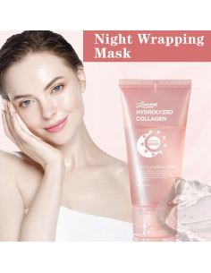 Mascarilla Nocturna de Colágeno JISKG 2 Pcs Hidratante 2