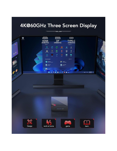 Mini PC KAMRUI AM06PRO Ryzen 7 5800U 16GB 512GB 4K