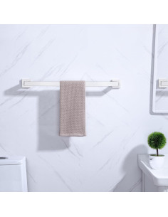 Barra de Toalla LANC 90CM Acero Inoxidable Montada Pared 2