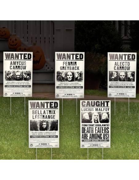 Carteles Se Busca Harry Potter Rubie's Jardín 5 Piezas Carteles Se Busca Harry Potter Rubie's Jardín 5 Piezas
