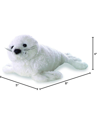Peluche Foca Arpa Aurora Mini Flopsie 20 cm Blanco