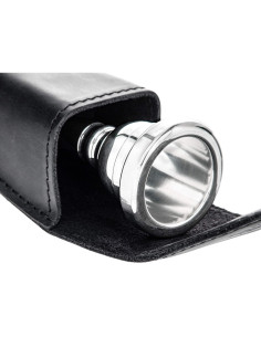 Funda para boquilla de trombón KGUBrass Cuero Crazy Horse Negro 2