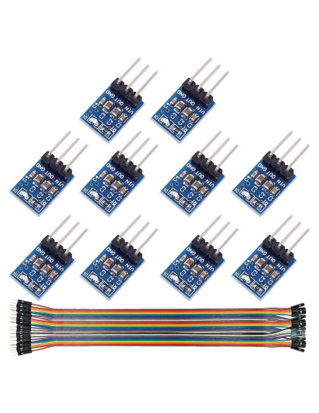 Módulo Regulador de Voltaje DAOKI AMS1117-3.3V 10 Pcs Módulo Regulador de Voltaje DAOKI AMS1117-3.3V 10 Pcs
