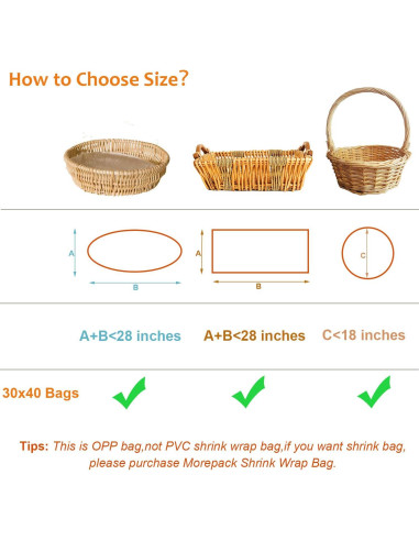 Bolsas de Cello Morepack 30x40 cm Transparentes 10 Piezas