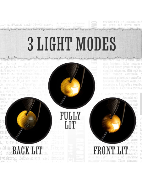 Luz de lectura Harry Potter Golden Snitch Paladone 19.1cm Luz de lectura Harry Potter Golden Snitch Paladone 19.1cm