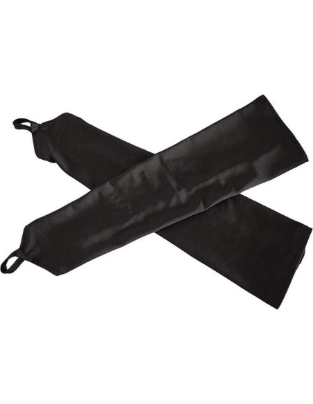 Guantes largos de cosplay Spandex elástico negros Guantes largos de cosplay Spandex elástico negros