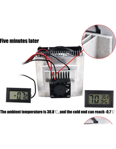 Mini Aire Acondicionado Yrhrol 12V Kit Enfriamiento 10L