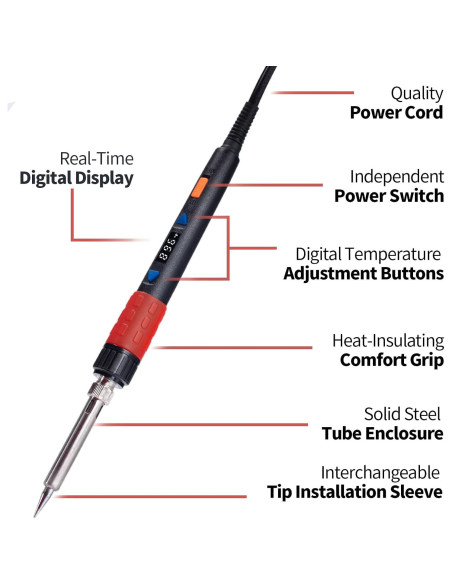 Soldador YIHUA 928D-III 110W Digital con Control de Temp. Soldador YIHUA 928D-III 110W Digital con Control de Temp.
