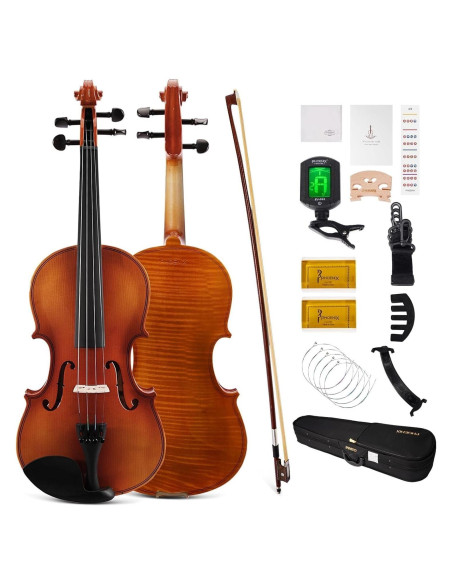 Kit de Violín PHOENIX 4/4 para Principiantes con Accesorios Kit de Violín PHOENIX 4/4 para Principiantes con Accesorios