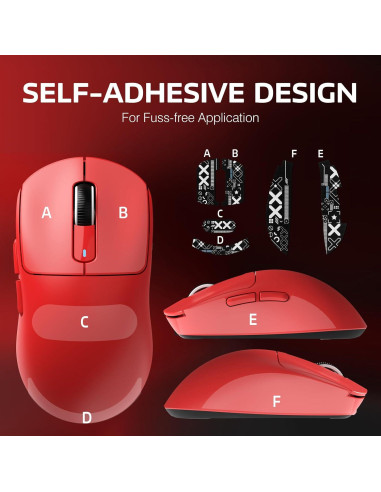 Ratón Gaming Inalámbrico MANBASNAKE X3 49g Bluetooth 26K DPI