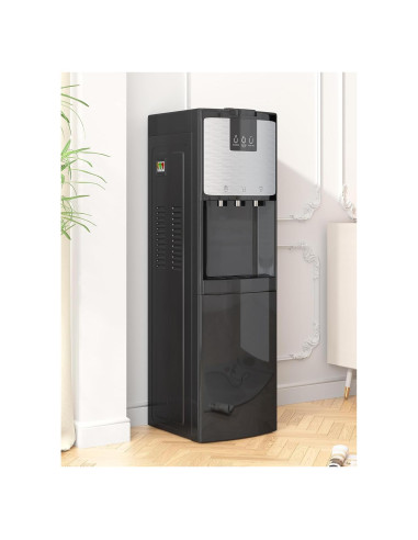 Dispensador de Agua Muhub Carga Inferior 3/5 Galones Acero Inoxidable