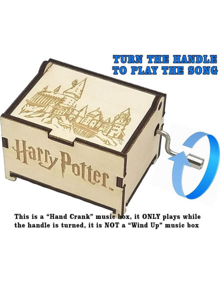 Caja de Música Mini Harry Potter Hedwig TheLaser'sEdge Caja de Música Mini Harry Potter Hedwig TheLaser'sEdge