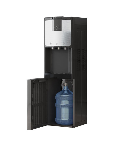 Dispensador de Agua Muhub Carga Inferior 3/5 Galones Acero Inoxidable