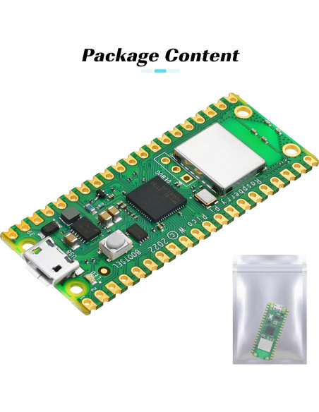 Raspberry Pi Pico W YELUFT RP2040 WiFi 2.4/5 GHz Bluetooth Raspberry Pi Pico W YELUFT RP2040 WiFi 2.4/5 GHz Bluetooth