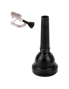 Boquilla de Trombón HERCHR Negra 10x4x4 cm para Trompeta