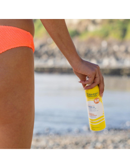 Spray Solar Mineral Sheer SPF 50 Seaweed Bath Co. 170ml Spray Solar Mineral Sheer SPF 50 Seaweed Bath Co. 170ml