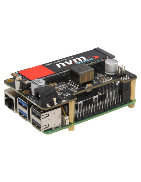Geekworm X1012 PCIe a M.2 HAT NVMe SSD para Raspberry Pi 5 Geekworm X1012 PCIe a M.2 HAT NVMe SSD para Raspberry Pi 5